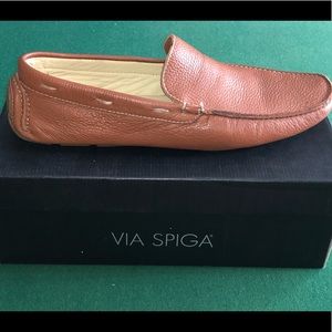 Mens Via Spiga Roadster Loafers